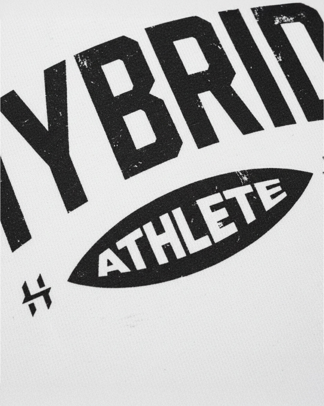 TRICOU OVERSIZED "HYBRID ATHLETE" ALB