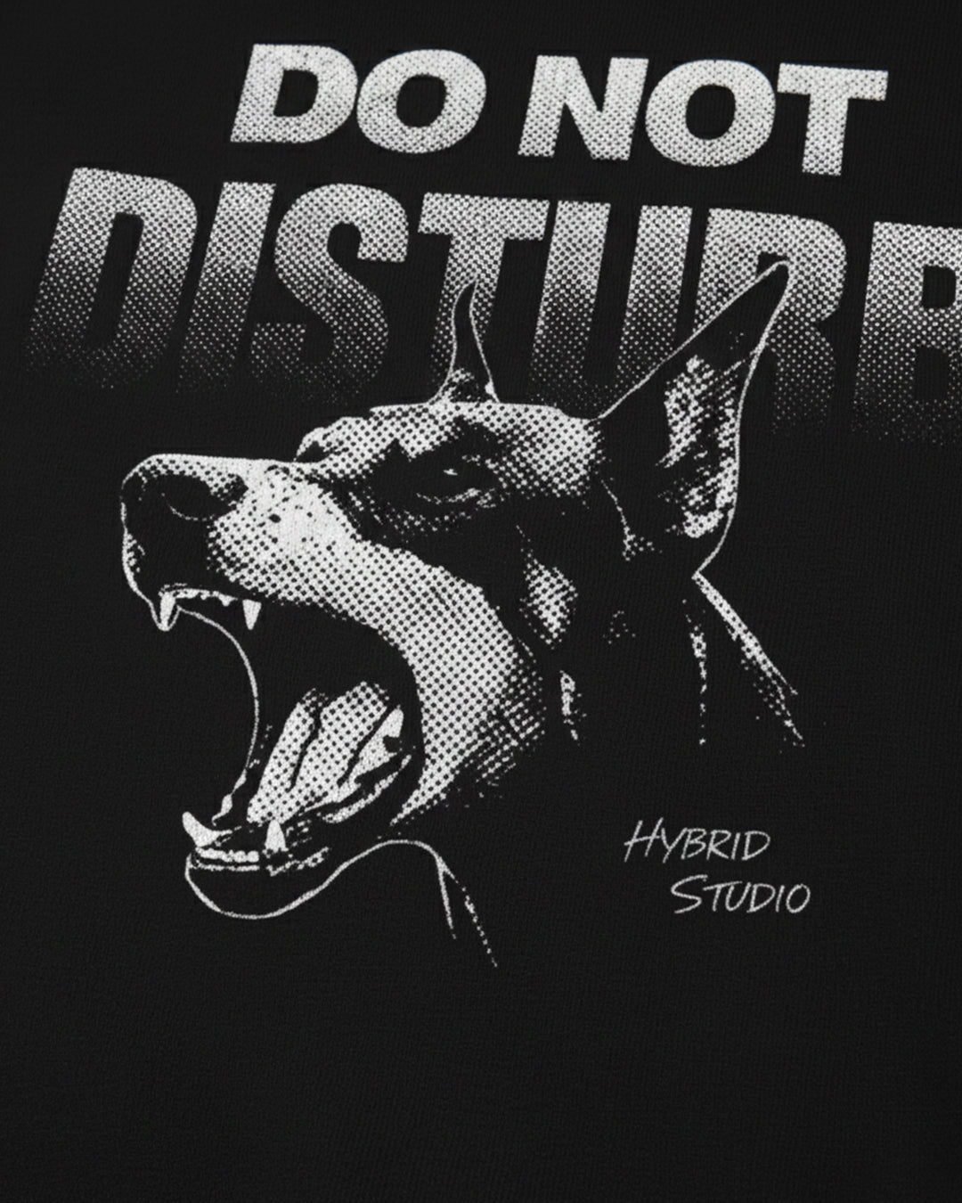 HANORAC "DO NOT DISTURB" NEGRU