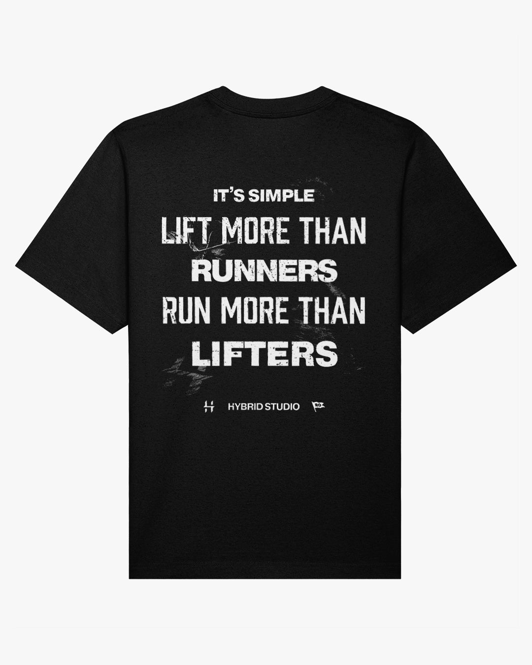 "IT'S SIMPLE" BLACK OVERSIZED T-SHIRT